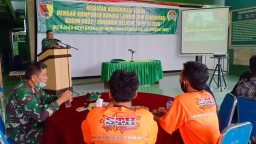 Komsos Kodim 0832/Surabaya Selatan Jalin Sinergi Dengan Masyarakat