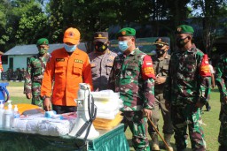 Kodim 0828 Sampang Gelar Apel Penegakan Disiplin Prokes