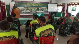 Binsiap Apwil dan Puanter Triwulan 1 Tahun 2021 Kodim 0831/Surabaya Timur