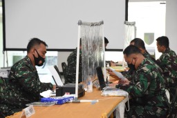 Korem 084/Bhaskara Jaya Terima Kedatangan Tim Wasrik Irjen TNI