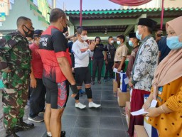 KORAMIL DRIYOREJO KEMBALI SAMBUT ROMBONGAN GOWES PANGDAM V/BRAWIJAYA