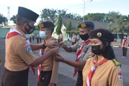 Korem 084/BJ Latih Peserta Pramuka Saka wira Kartika