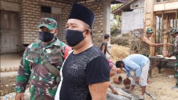 Kades Rangperang Daya Terus Berkolaborasi Dengan Satgas TMMD