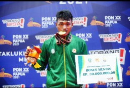 Gulat Jatim Kembali Mendulang Medali Emas