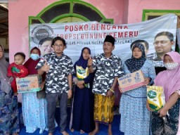 Bapera dan Gapero Salurkan Bantuan di Pos Desk Relawan SRPB Jatim