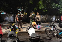 Koramil Pabean Cantian Patroli Ranmor Bersama Empat Pilar