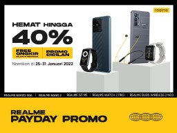 Crazy Flash Melalui realme Payday Promo di Semua Toko Online Resmi