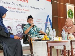 Motivasi Sastra di Hari Jadi LPM Akses oleh D. Zawawi Imron