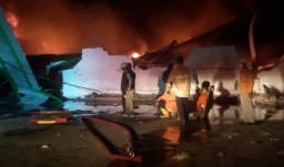 Pabrik Sepatu CV Sweet Seventeen Di Gedongan Terbakar