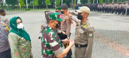 Ribuan Personil Gabungan Amankan Pilkades Serentak Di Gresik
