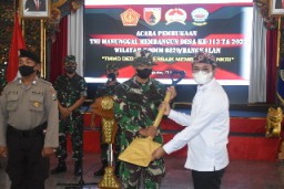 Kasrem 084/Bhaskara Jaya Hadiri pembukaan TMMD ke-113 tahun 2022 Kodim 0829