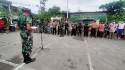 Pembukaan Karya Bakti TNI Semester 1 Kodim 0831 Surabaya Timur