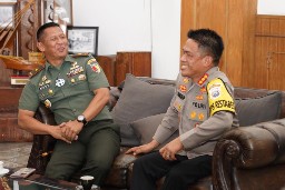 Danrem 084/Bhaskara Jaya, Silahturahmi Ke Polrestabes Surabaya
