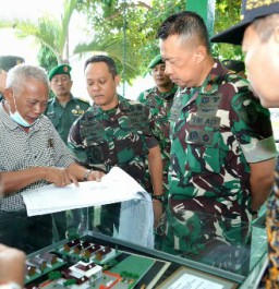 Danrem 084/Bhaskara Jaya Tinjau Cagar Budaya