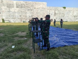Kodim 0830/Surabaya Utara Gelar Latihan Menembak