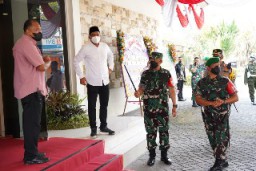 Danrem 084/BJ Cek Langsung Objek Sasaran Kunjungan Wapres RI