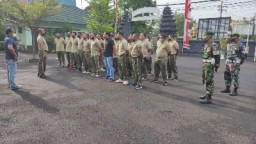 Dandim Surabaya Utara Pimpin Apel Olah Raga Bersama Dan Tes Urine