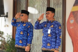 Irjen Kemenkumham Pimpin Upacara Hari Pahlawan Di Kanwil Jatim