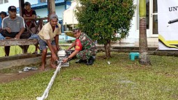 Babinsa Sangkapura Dampingi Pelaksanaan Sosialisasi