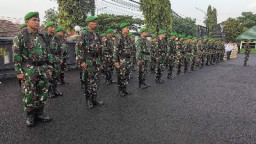 Kodim 0830/Surabaya Utara Gelar Upacara Bendera