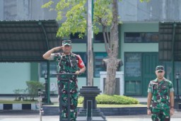 Danrem 084/BJ Pimpin Apel Gelar Pasukan Pengamanan VVIP RI 1