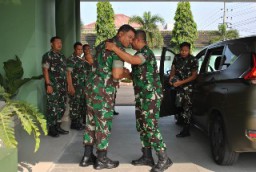 Kodim 0817/Gresik Menerima Tim Was Intern Pos Audit itdam V/Brawijaya