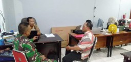 Komsos ke Kantor Lurah Babinsa Bahas Kamtibmas Saat Ramadan