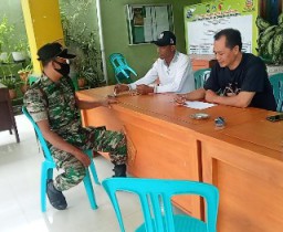 Komsos Babinsa Tingkatkan Kerjasama Dengan Aparatur Kewilayahan