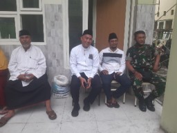 Babinsa Koramil 0830/02 Semampir Halal Bi Halal sekaligus Komsos