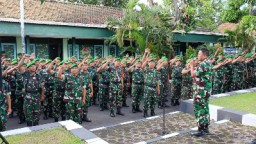 Rangkaian Kegiatan Gladi Bersih Sambut Kunjungan Kerja Danpusterad