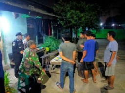 Babinsa Laksanakan Patroli Asuhan Rembulan di Wilayah Bersama 3 Pilar