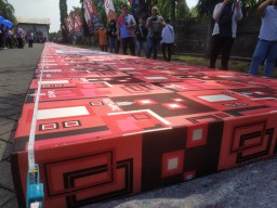 Produksi Kasur Terpanjang Olympic Foam Sukses Sabet Rekor MURI