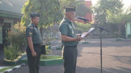 Kasdim Pimpin Upacara Bendera 17an Bacakan Amanat Panglima TNI