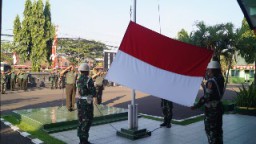 Hormati Jasa Pahlawan, Kodim Gelar Upacara Bendera