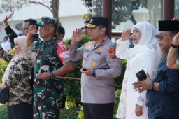 Danren 084/Bhaskara Jaya Pimpin Langsung Pengamanan Wapres RI