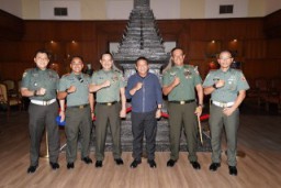 Danrem 084/Bhaskara Jaya Dampingi Wamenhan RI di Pondok Bumi Shalawat