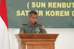 Korem 084/BJ Melaksanakan Penyusunan Rencana Kebutuhan Anggaran