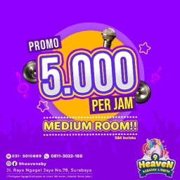 Cukup Rp 5.000 Nikmati Medium Room Plus di 9 Heaven Karaoke & Resto