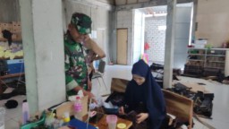 Komsos Babinsa Dukun Mendorong Semangat Usaha Bordir di Wilayah Binaan