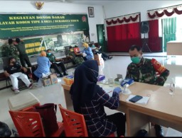 Kodim Tipe A 0831 Gelar Donor Darah.