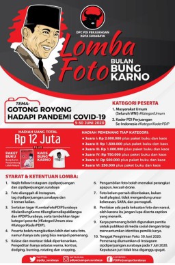 Ikuti Lomba Foto Dan Parikan Online Peringati Bulan Bung Karno