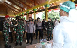 Panglima TNI Tinjau Serbuan Vaksinasi Covid-19 di Kabupaten Bangkalan