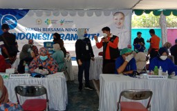 Lucy Kurniasari Selengggarakan 1.000 Vaksinasi Di Kota Surabaya