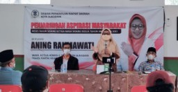 Aning :Perjuangkan Perbaikan Infrastruktur di Medokan Ayu