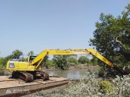 Pemkot Surabaya Lakukan Normalisasi Sungai Di Mangrove Wonorejo