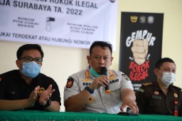 Pemkot Surabaya Sosialisasi Gempur Rokok Ilegal