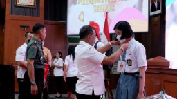 Songsong HUT RI Ke 77, Wawali Armuji Buka Pelatihan Paskibraka Tahun 2022