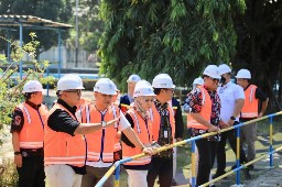 WalikotabEri Tinjau Pengelolaan Air Limbah Terpadu di Kawasan SIER