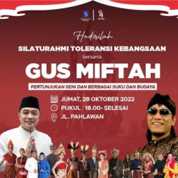 Bersam Gus Miftah Cak Eri Ajak warga Hadiri Peringaran Sumpah Pemuda