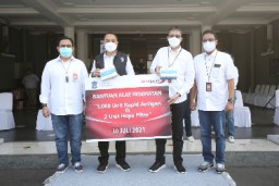 Bantuan Terus Mengalir Ke Balai Kota Surabaya